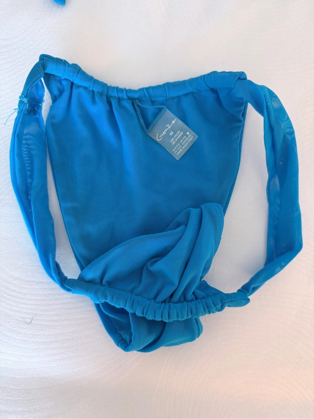 Blue Women's Bikini Set - Classic Two-Piece Swimwear - Picture 2 of 7